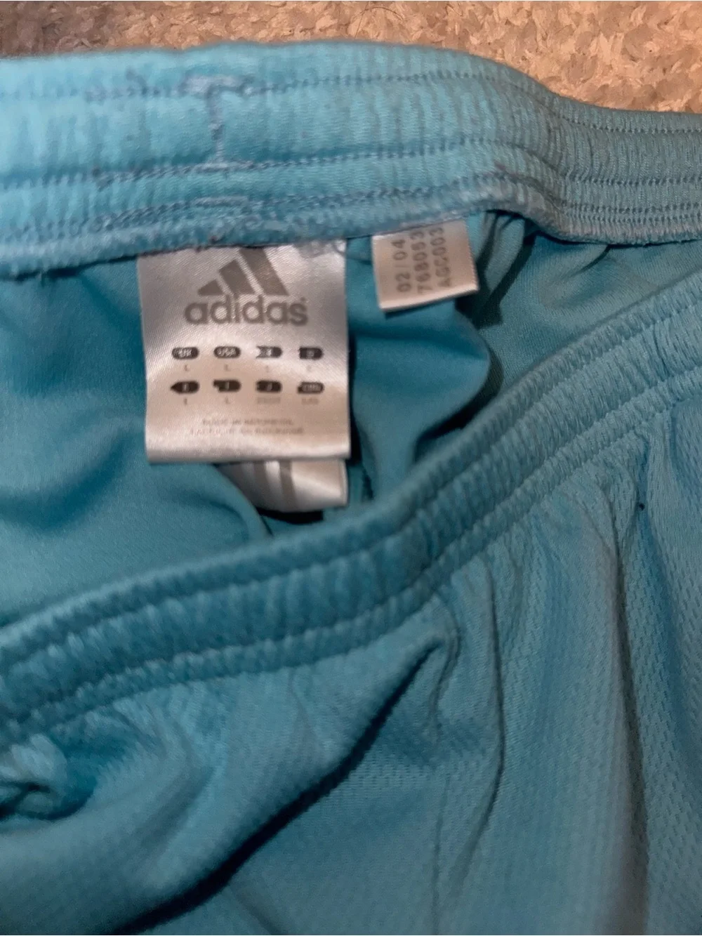 adidas Light Blue Men’s Athletic Shorts